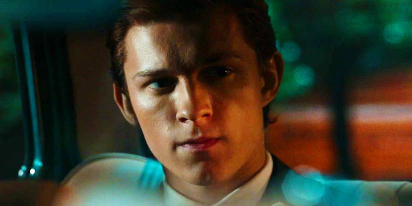 Peter Parker listening to Adrian Toomes in the car in Spider-Man Homecoming