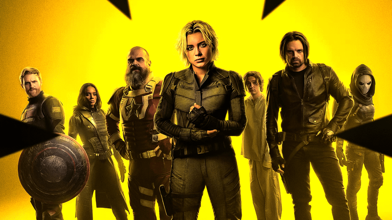 The cast and characters from Thunderbolts*.