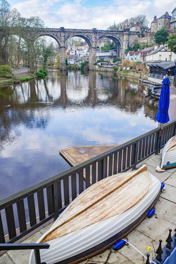 View of the River Nidd and the Viaduct