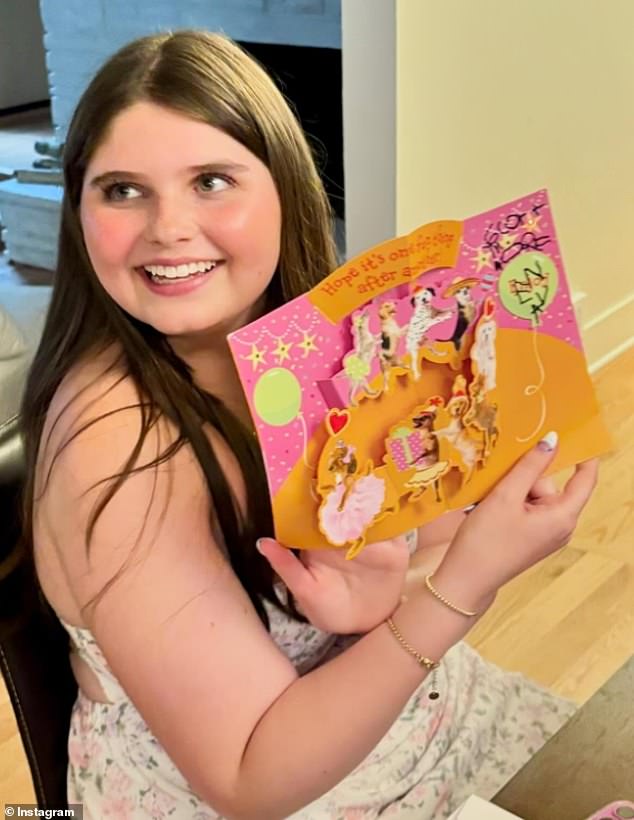 Neva is now 16 and cancer free - a 'normal teenager'