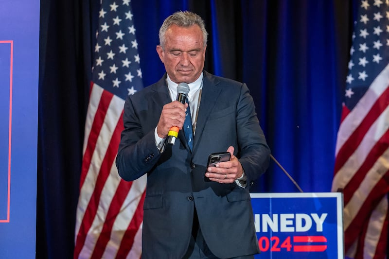 NEW YORK, NEW YORK - JULY 21: Robert F. Kennedy Jr. is seen in NoHo on July 21, 2023 in New York City. (Photo by Gotham/GC Images)