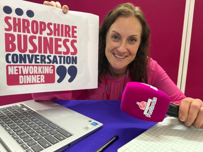 Beth-Heath-promoting-the-launch-of-Shropshire-Business-Conversation.jpg