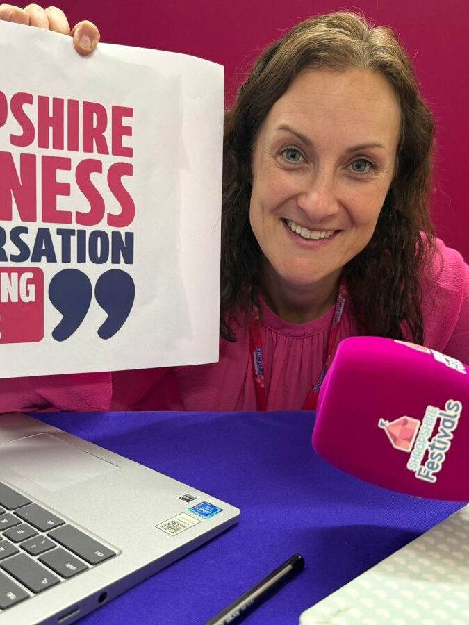 Beth-Heath-promoting-the-launch-of-Shropshire-Business-Conversation.jpg