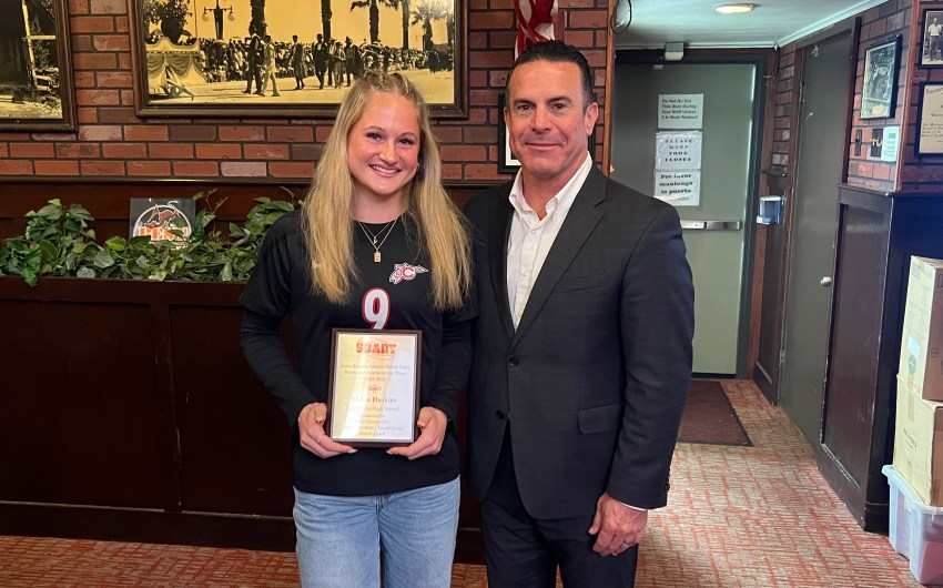 SBART Press Luncheon: Vivian  Hoskins Receives Carpinteria High Scholar Athlete of the Year Award