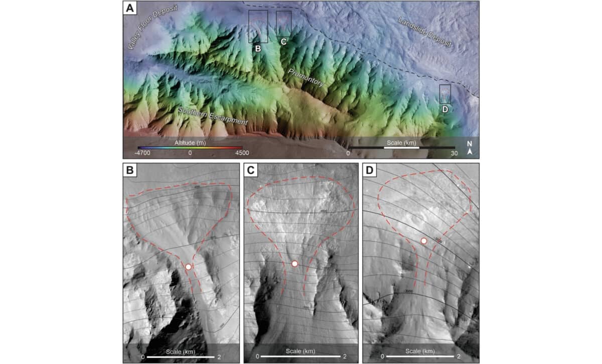 Carp Fronted Deposits (sfds) In The Promontory Of Southeast Coprates Chasma