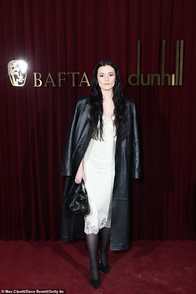 Posy Sterling wowed in a white slip dress