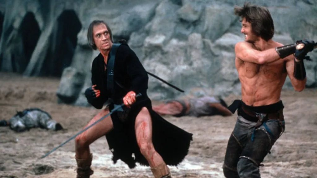 David Carradine in The Warrior and the Sorceress movie