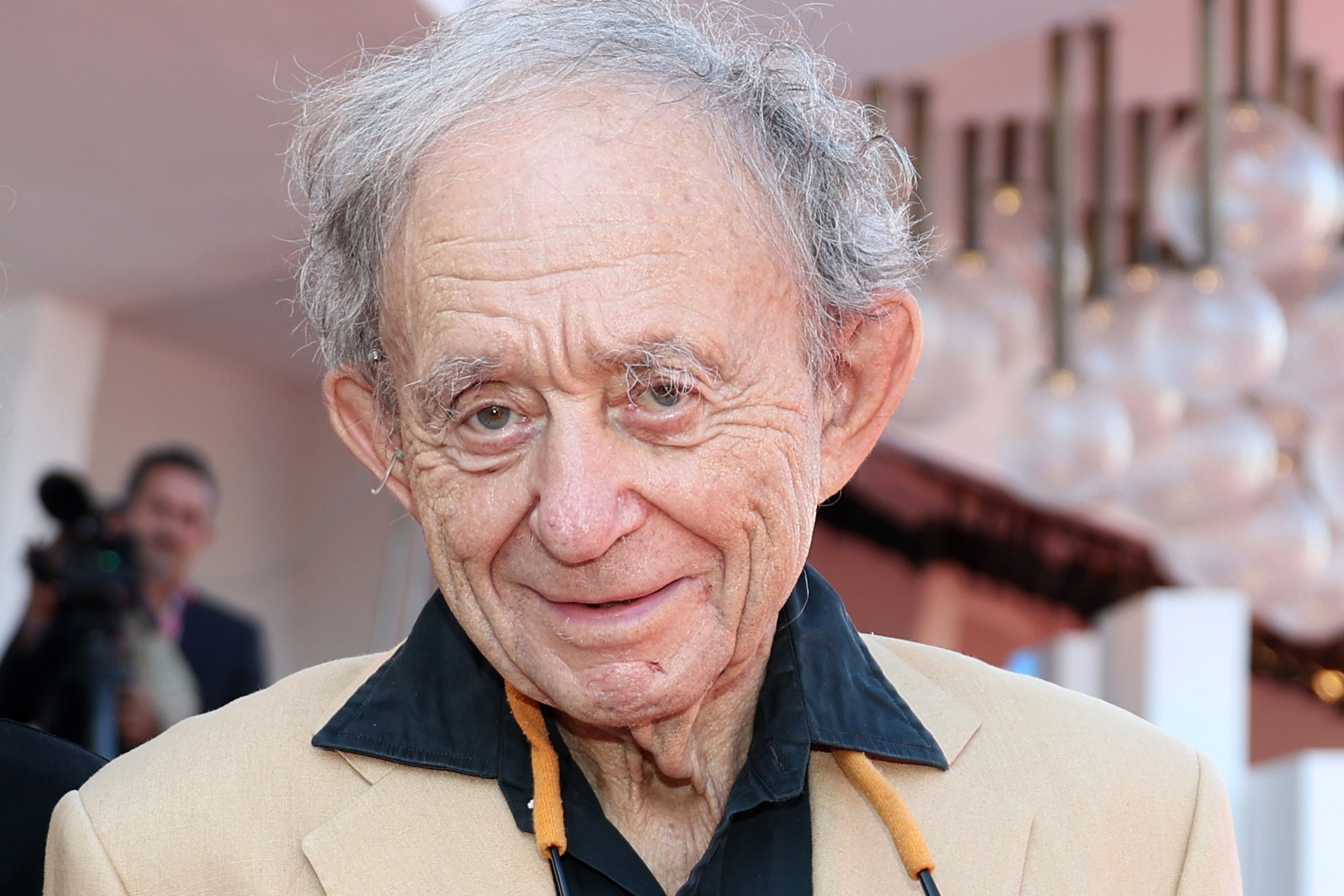 Frederick Wiseman attend the ‘Un Couple’ red carpet at the 79th Venice International Film Festival in 2022