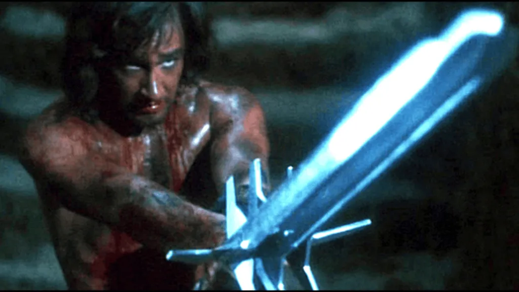 Lee Horsley in the Sword and the Sorcerer movie
