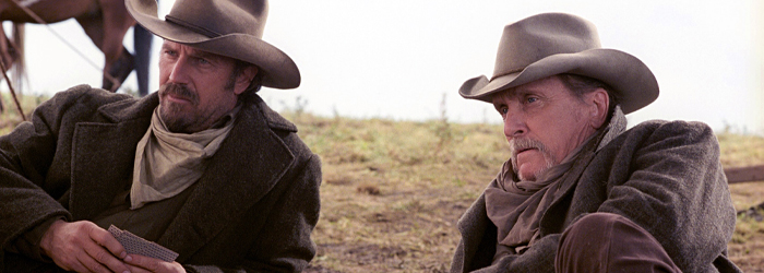 Kevin Costner and Robert Duvall in Open Range (2003)