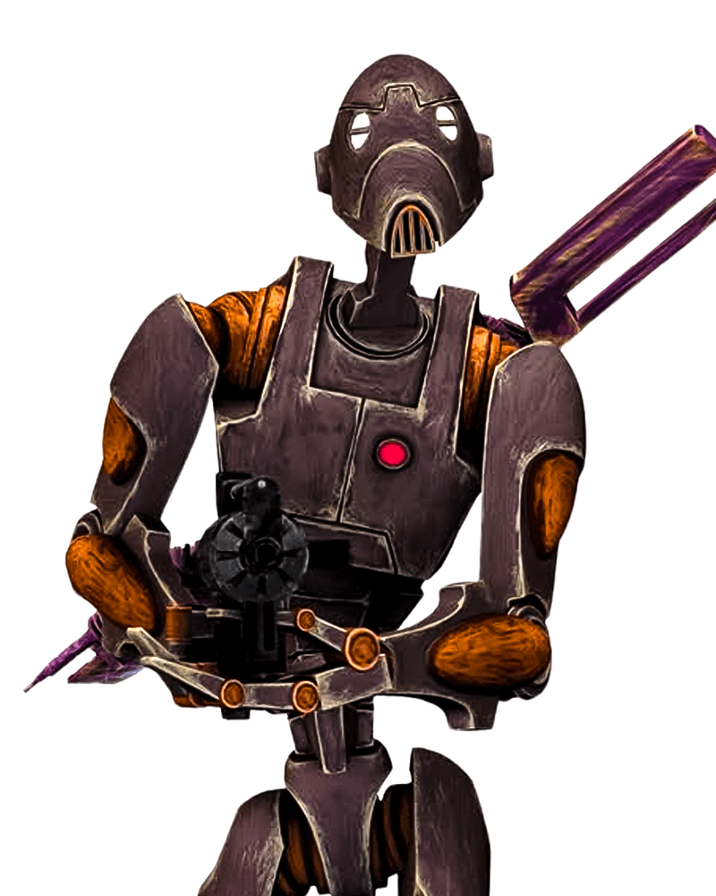 BX-series droid commando, from Clone Wars era.