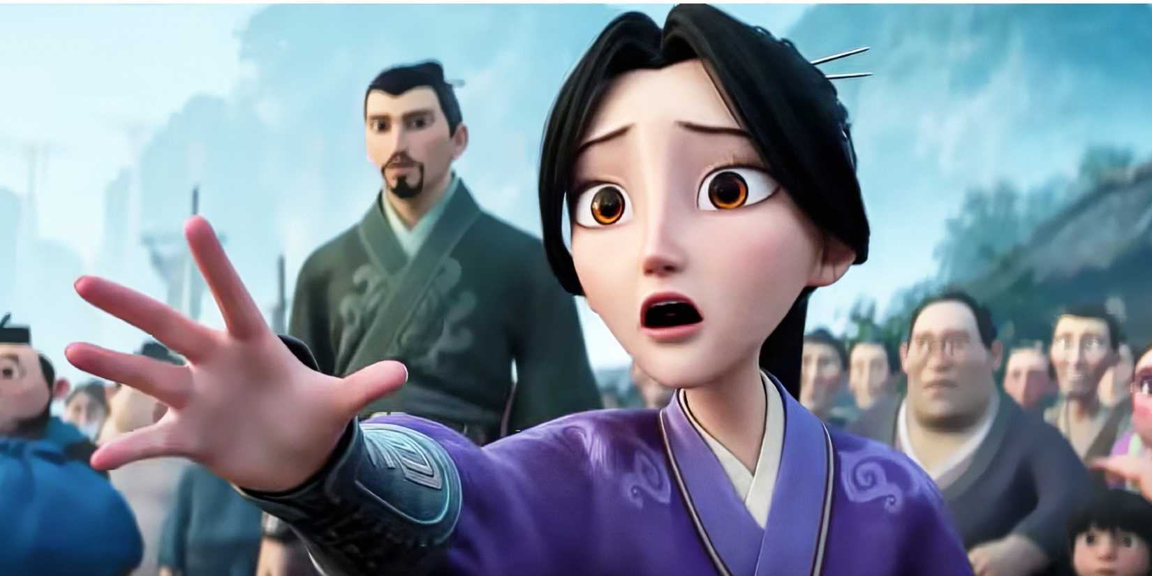 Ne Zha's mother reaches desperately in Ne Zha 2