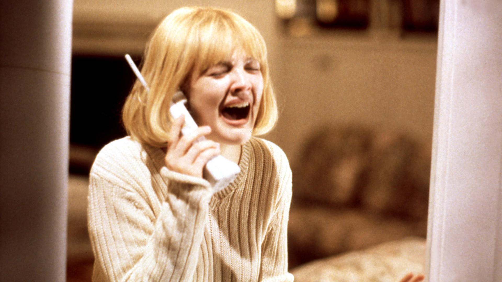 Drew Barrymore as Casey in 1996's original Scream.