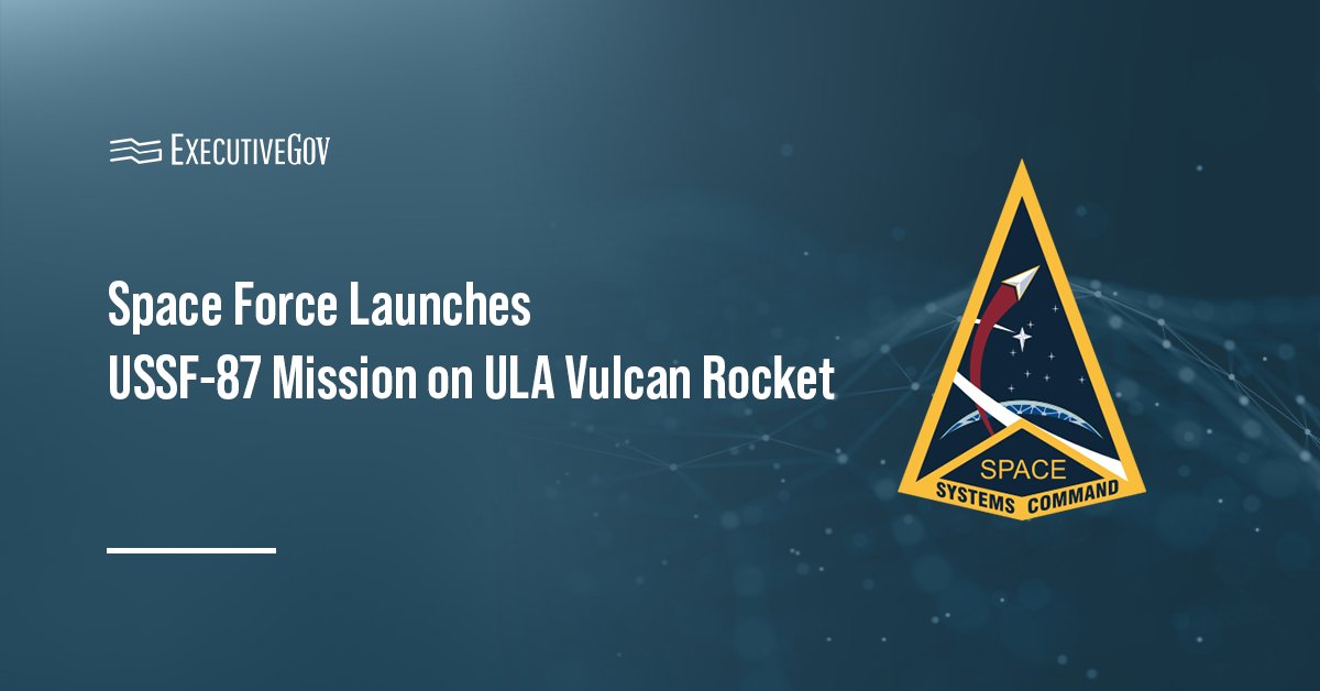 Space Systems Command logo. The U.S. Space Force's Space Systems Command successfully launched the USSF-87 mission.