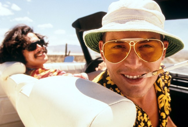FEAR AND LOATHING IN LAS VEGAS, Benicio Del Toro, Johnny Depp, 1998 (image upgraded to 17.8