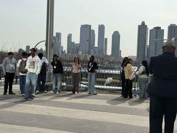 Dana Middle School students got a tour of New York...