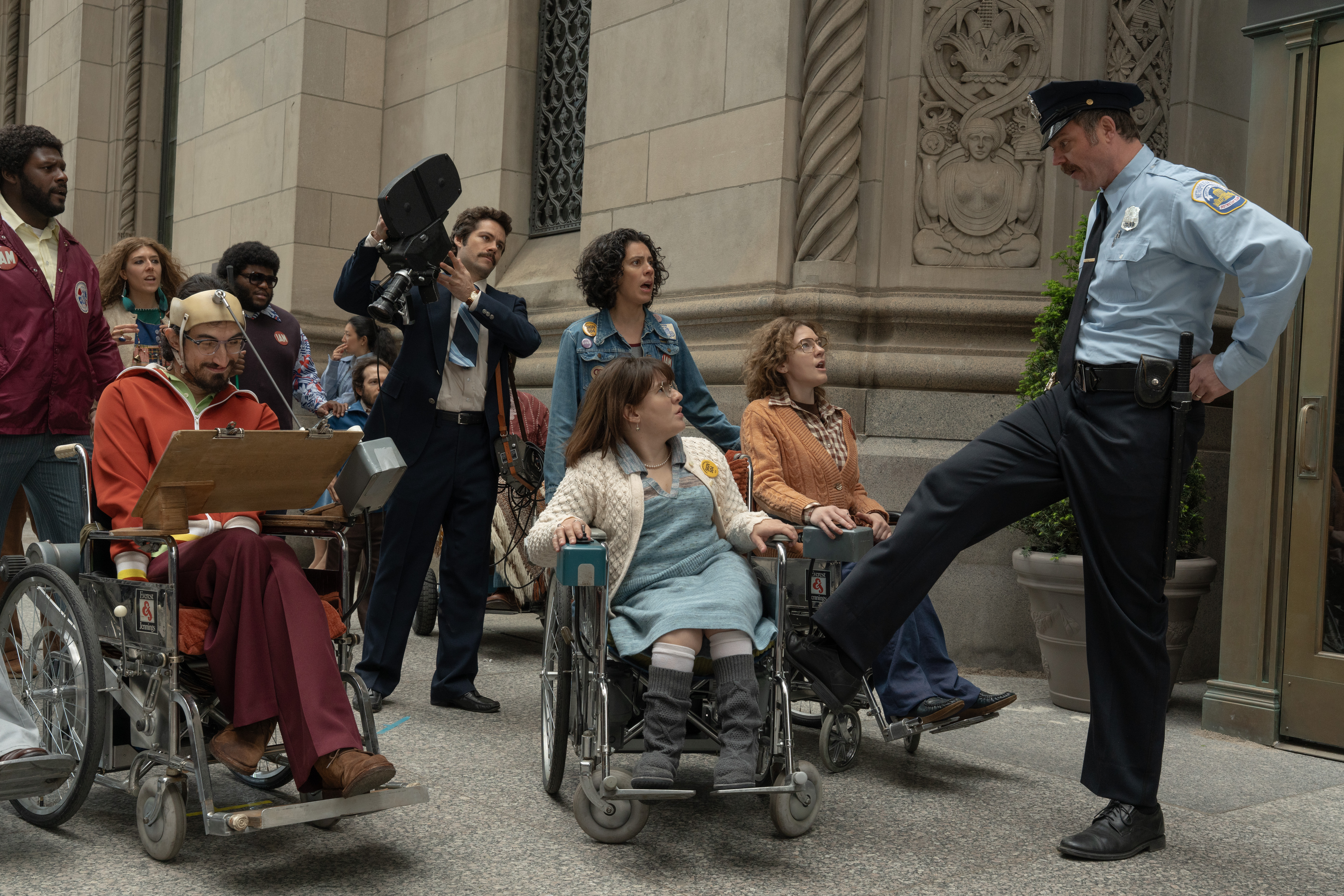 A scene from the movie Being Heumann