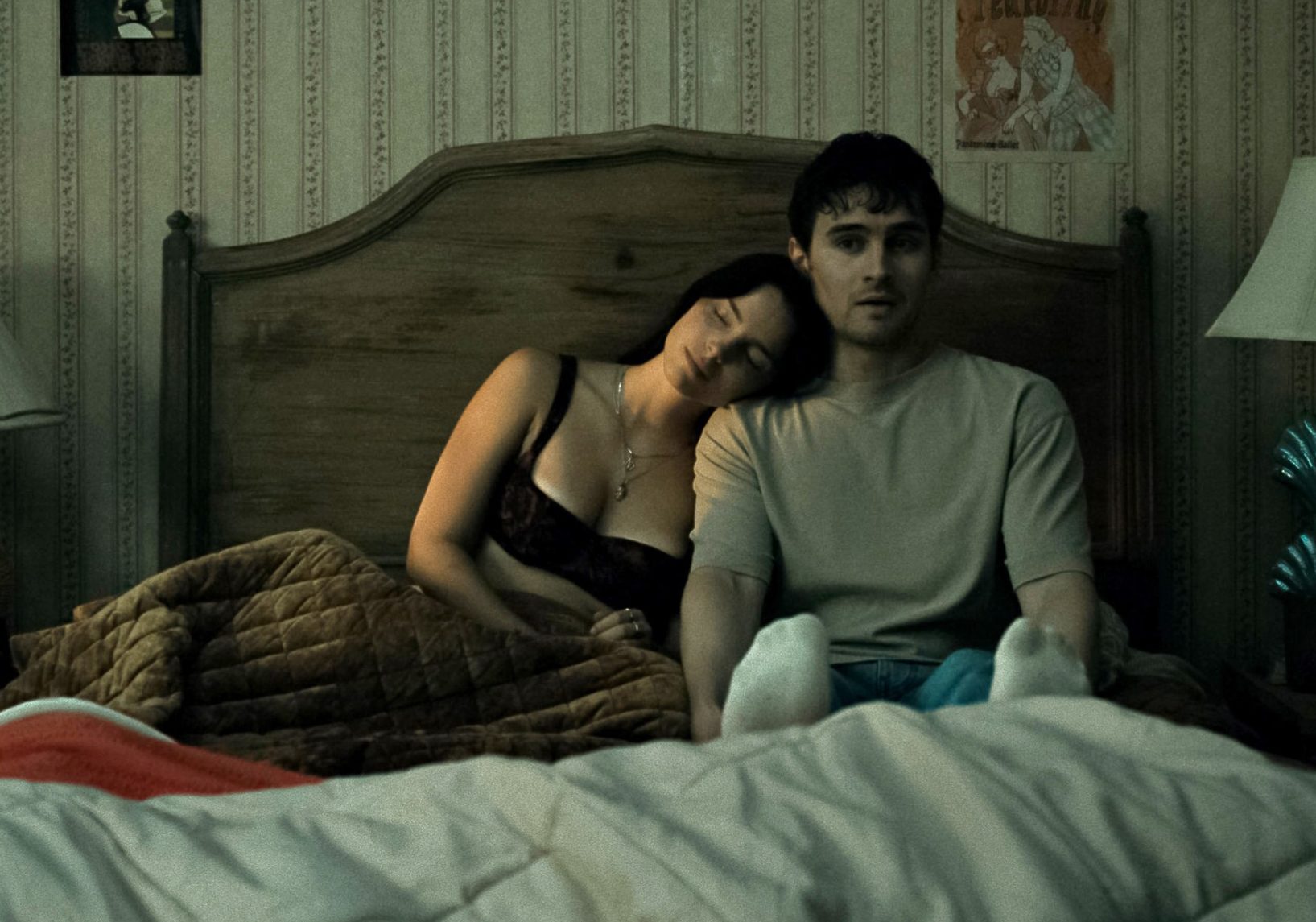 Inde Navarrette and Michael Johnston in 'Obsession' (2026)
