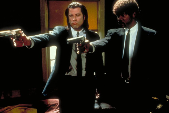 Pulp Fiction Pulp FictionFeaturing John Travolta as Vincent Vega; Samuel L. Jackson as Jules Winnifield © Buena Vista International