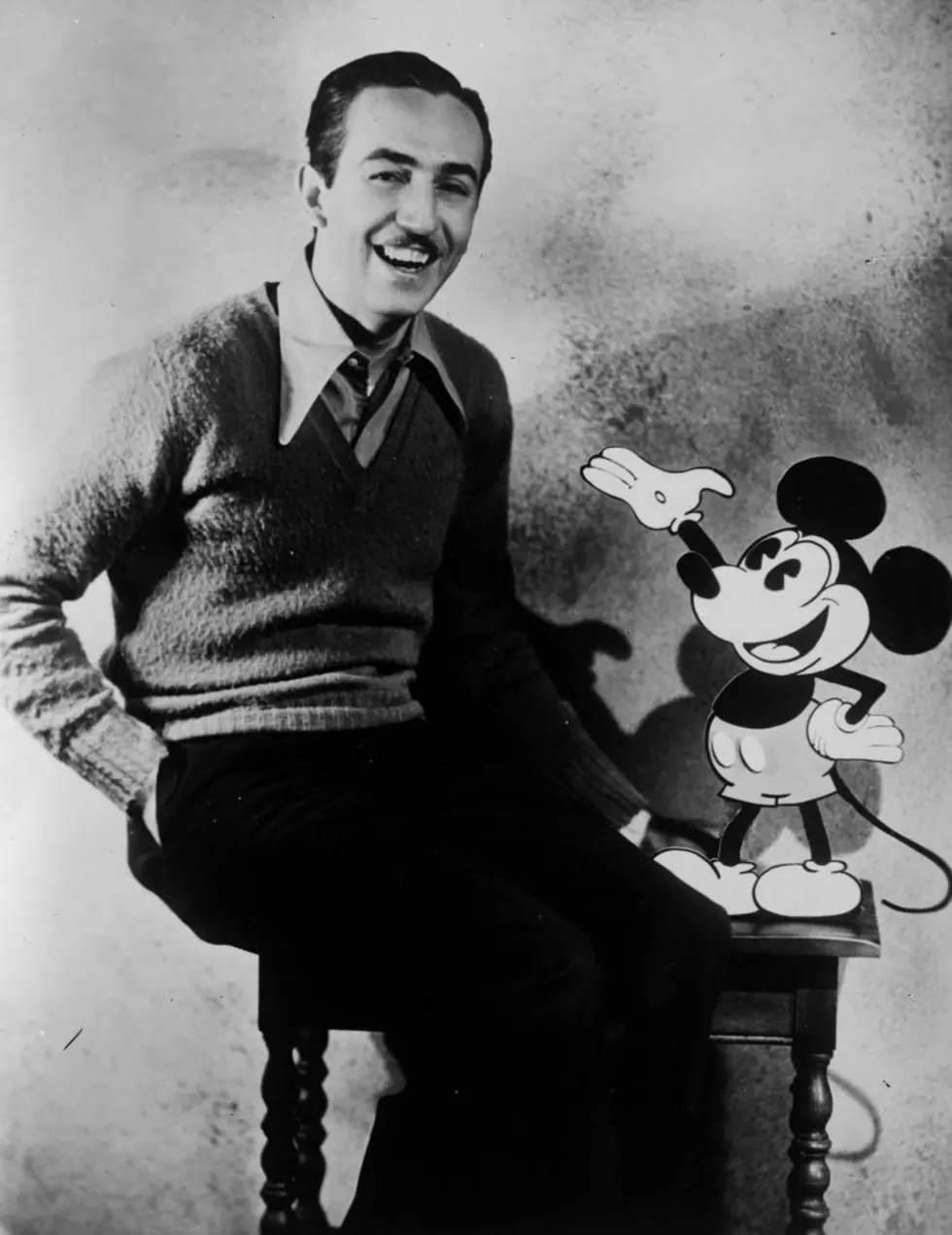 Walt Disney with Mickey Mouse. (Getty Images)