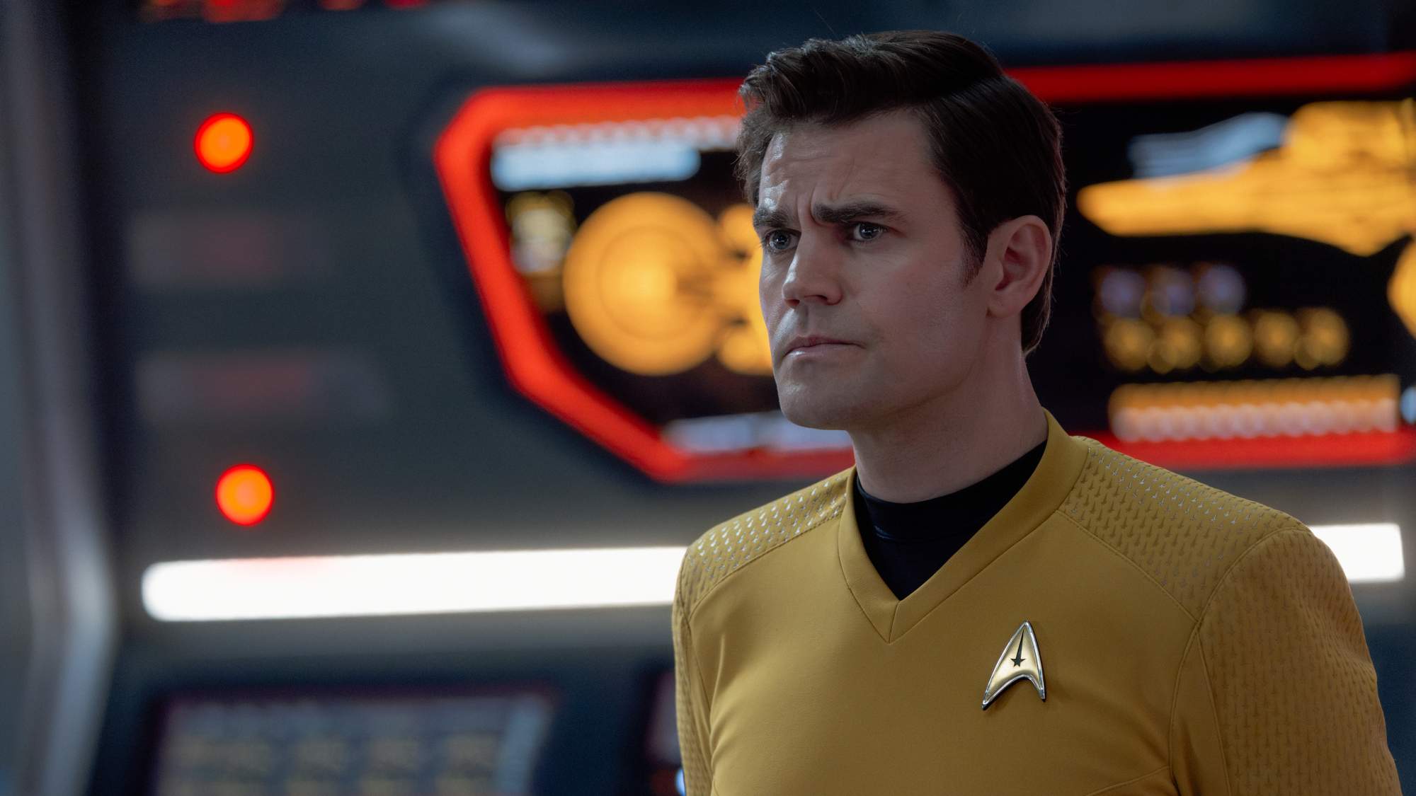 Paul Wesley as James T. Kirk in Star Trek: Strange New Worlds, episode 8, season 4