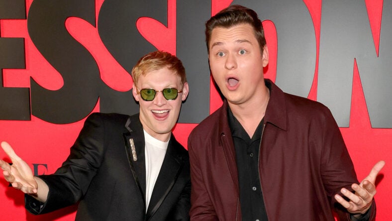 Curry Barker and Cooper Tomlinson on Obsession red carpet