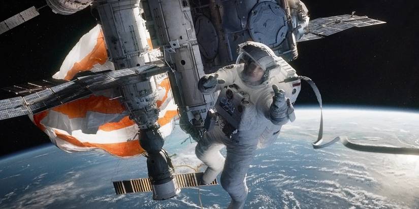 an astronaut has an accident in space in the film gravity