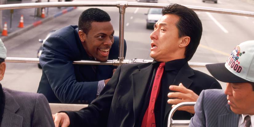 Chris Tucker and Jackie Chan in 'Rush Hour'