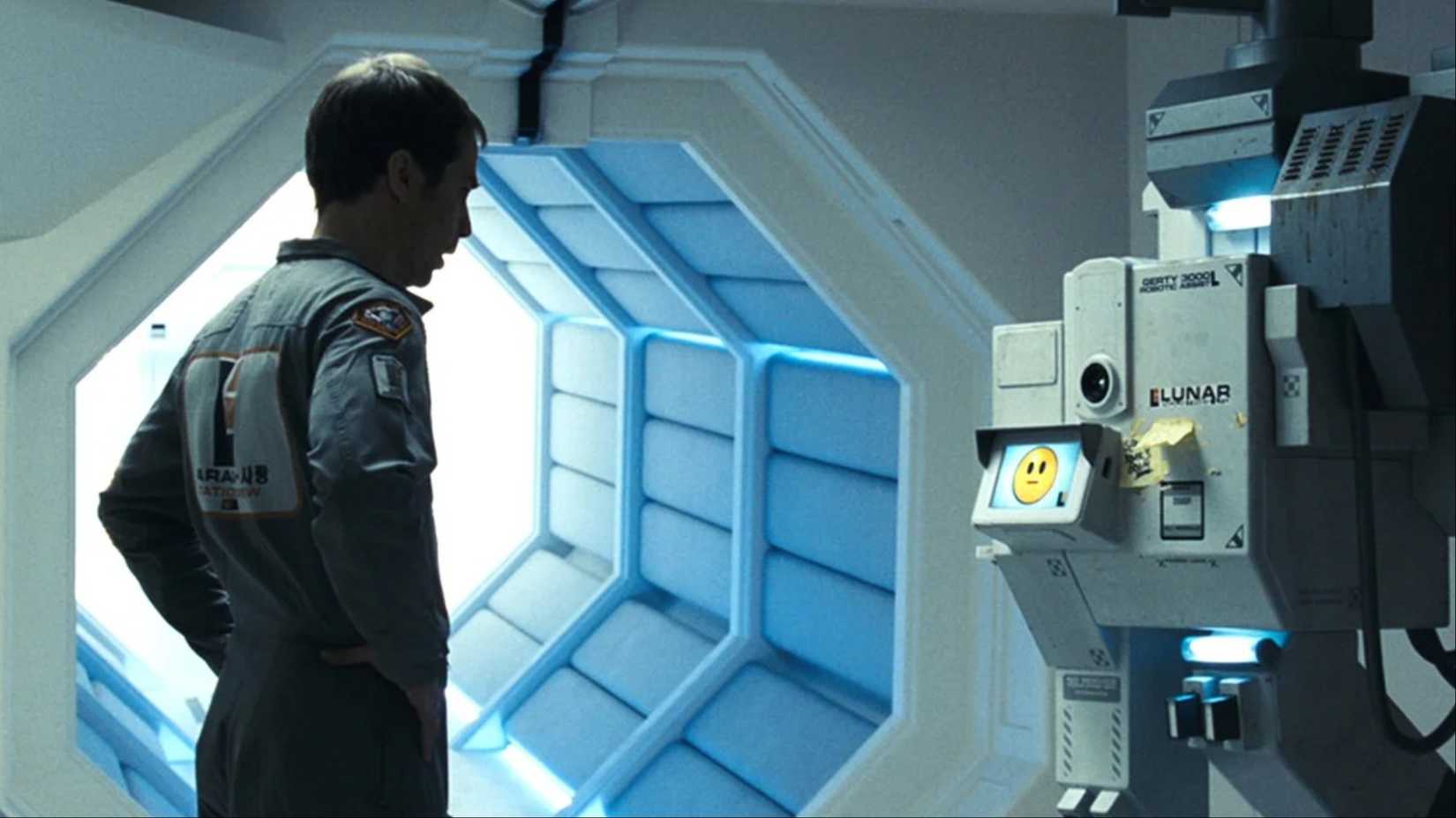 Sam Rockwell in Moon (2009)