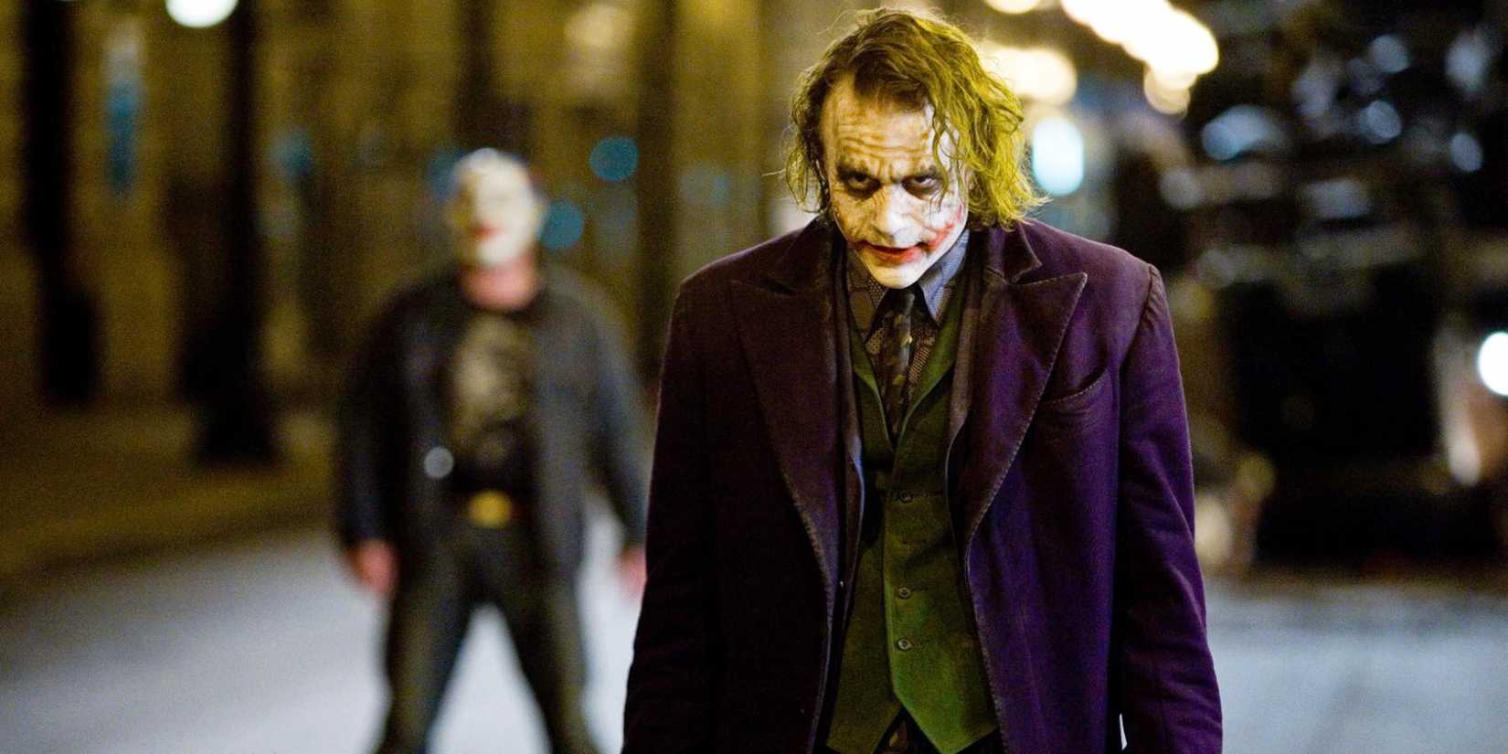 Heath Ledger as The Joker in 'The Dark Knight'