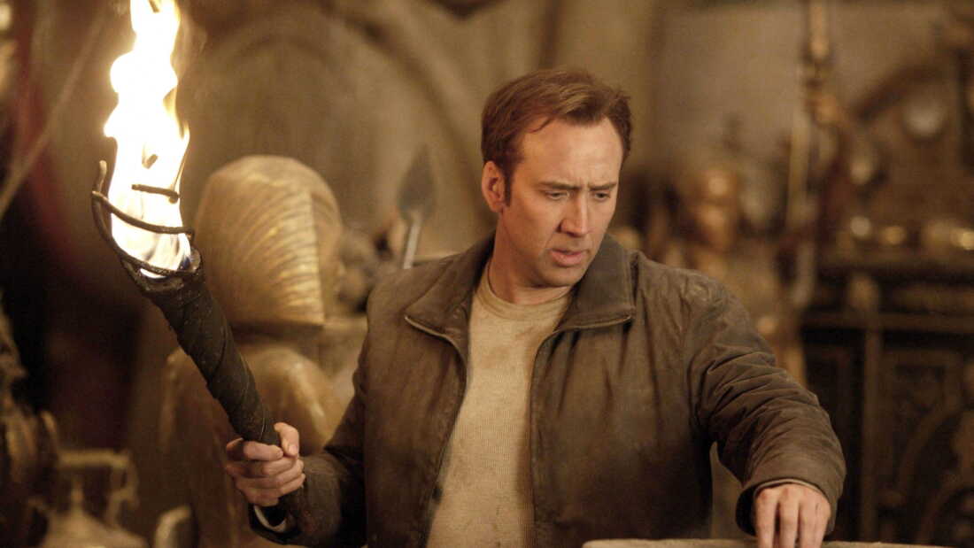 Nicolas Cage in National Treasure.